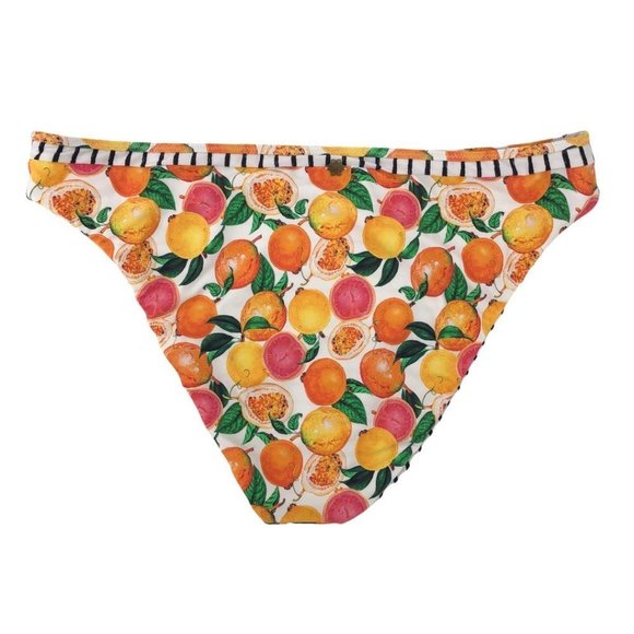 Nanette Lepore Tutti Fruitti Charmer Reversible Bikini Bottoms NWT Sz 14 - Picture 6 of 13